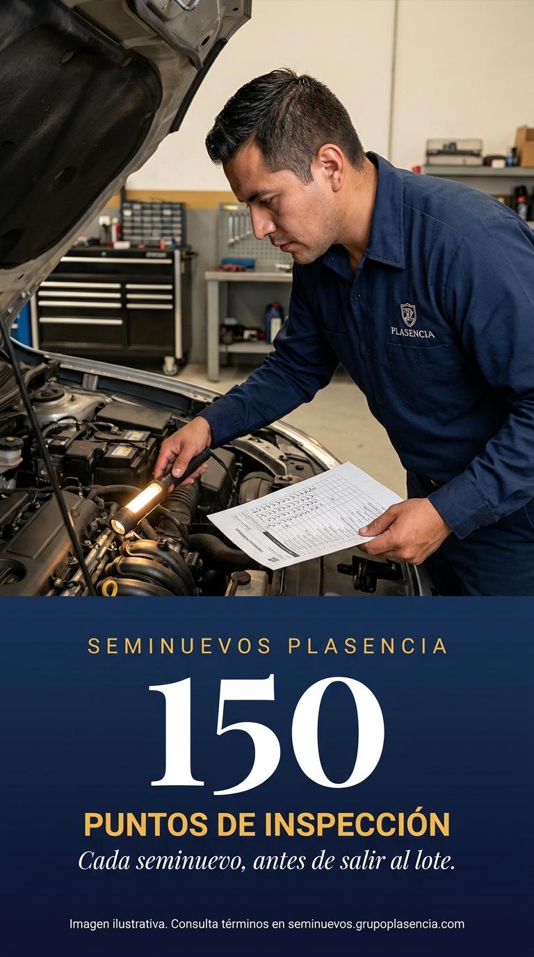 H03 Inspección · Cada seminuevo de Plasencia pasa 150 puntos